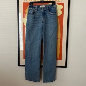 Abercrombie & Fitch 90s Relaxed High Rise Jeans Curve Love